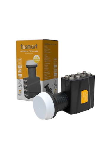 Tsmart 0.8DB Ultra HD 4K Unıversal Octo Sekiz Çıkışlı Lnb