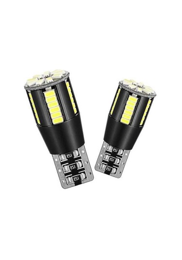 Didadodo 2 Adet 39 Smd 3014 Led T10 Ampul - 6000k Beyaz, 360 Derece Işıklı, Araç İçi Aydınlatma Çok Renkli
