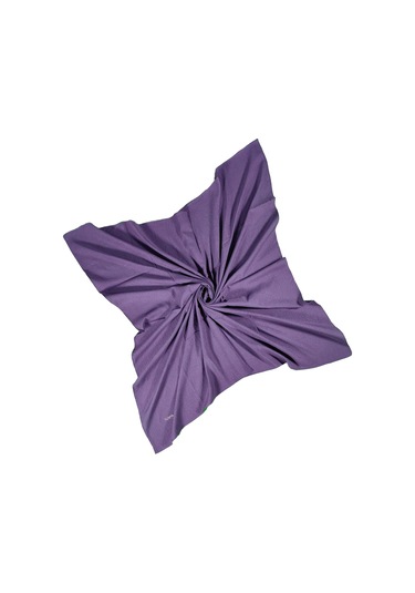 Tuana Eşarp Pamuk Jazz Eşarp 110x110cm Mor