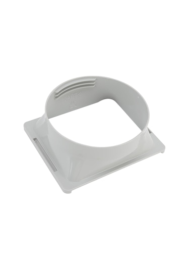 Konesam Abs Malzeme Akıllı Klima Soğutucu Exhaust Boru Bağlantı Elemanı - 150mm Çap, Saat/yönsüz Vida Uyumlu, Isı Ve Haşere Engeli Erişim Parçası