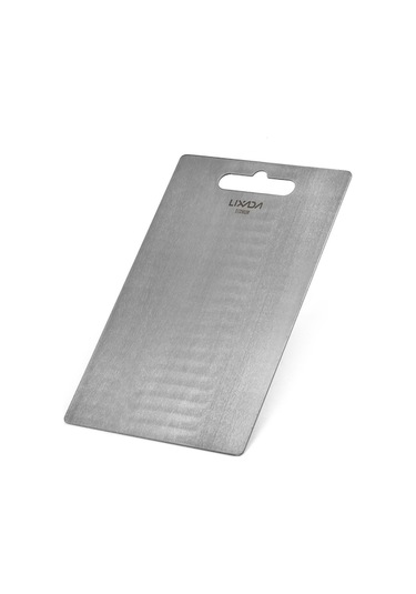 Lixada 1.8 Mm Kalın Titanyum Kesme Tahtası Ev Mutfak Pişirme Açık Kamp Yürüyüş İçin, Ölçüler 250 150 1.8mm Ri -