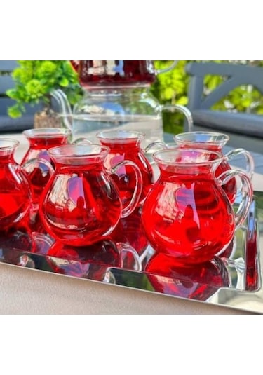Büro Ev Ofis İçecek Keyfi İçin 6adet Borosilikat Cam Bardak Seti Diğer