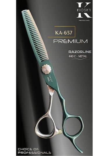 Kioski Profesyonel Premium Lüks Ara Efile Makas 440-c 6 Numara Ka-637