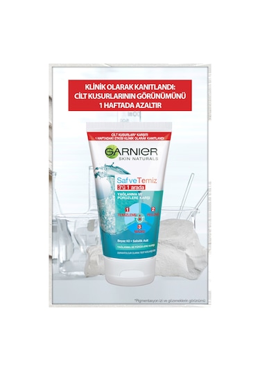 Garnier Saf & Temiz 3ü 1 Arada Temizleme Jeli 150 ML