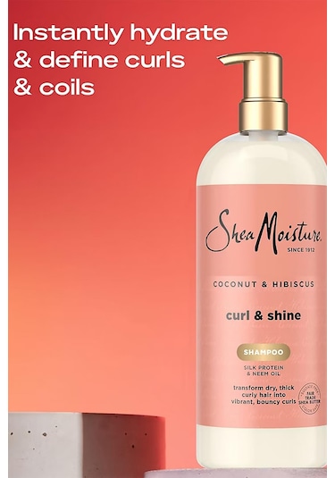 Shea Moisture Coconut & Hibiscus Bukle Kontrolü Ve Parlaklık Şampuanı 1 L