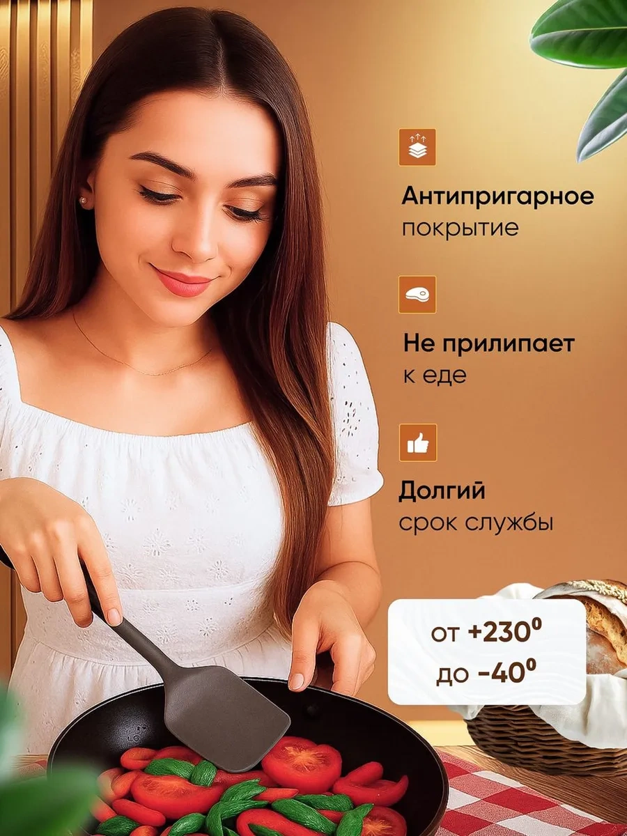 Folzen Mutfak İçin Silikon Spatula Seti 437618671 Gri