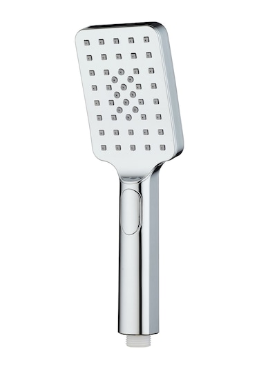 T-may Belen Kare Borulu Hareketli Sürgülü Duş Seti Üst Takımı Krom