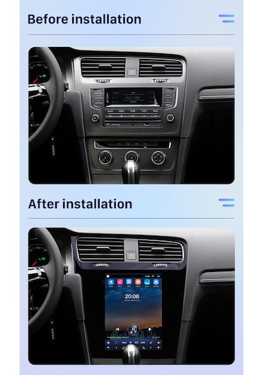 Golf 7 Tesla 2014-2018 Multimedya Navigasyon Usb Kamera Carplayer