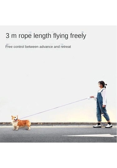 Soulader Otomatik Geri Saran Teleskopik Köpek Tasması, Kedi Ve Küçük Irklar İçin Açık Havada Yürüyüş İpi