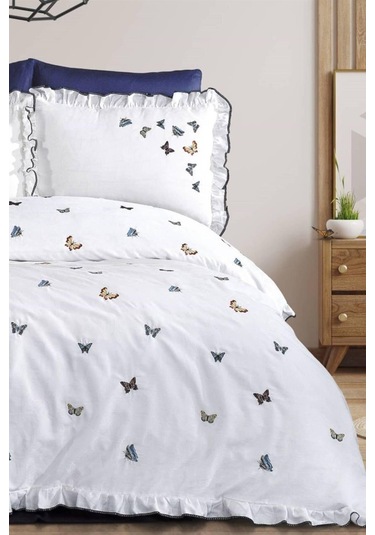 Nazik Home Laura Krem Nevresim Takımı ÇK Krem