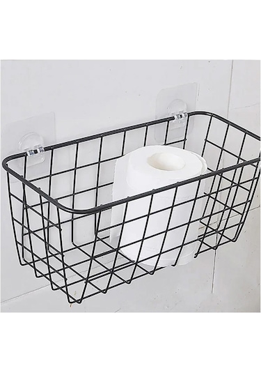 Yapışkanlı Banyo Mutfak Eşya Taşıma Raf Askılığı 5 Adet -al4269 Şeffaf