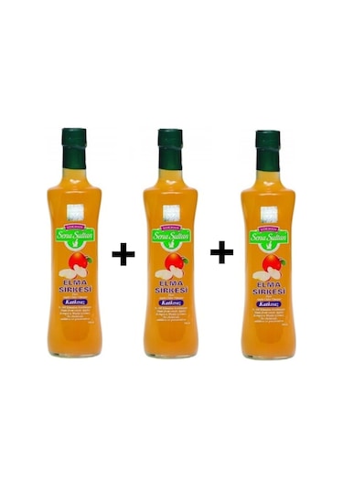Lokman Sena Sultan Katkısız Elma Sirkesi 3 x 500 G
