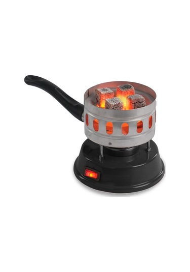 Yuvarlak Galvaniz Elektrikli Nargile Köz Ocağı