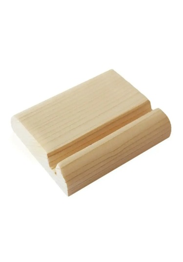 Meks'ten Doğal Ahşap Cep Telefonu Ve Tablet Tutucu Stant