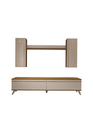 Decoraktiv Eko 5d Mdf Std Retro Tv Ünitesi Tv Sehpası Pera - Beyaz