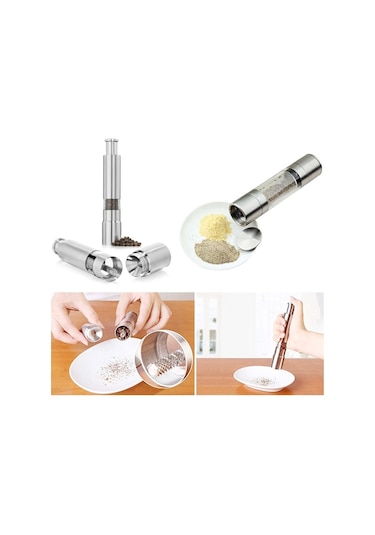Cbtx 304 Paslanmaz Çelik Tuz Ve Karabiber Öğütücü / Değirmen
