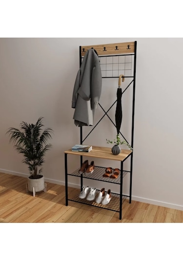 Portmanto Askı Elbise Askısı Vestiyer 6098