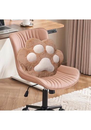 Suntek Kedi Pençesi Yastık Battaniye Sevimli  Koyu Kahverengi