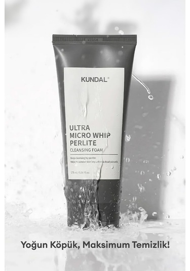 Hassas Temizlik Sunan Yıkama Köpüğü Kundal Ultra Micro Whip Perlite Cleansing Foam 175ml