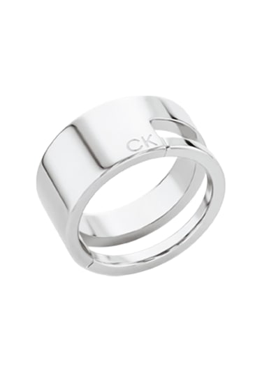 Calvin Klein Ckj35000680c Kadın Yüzük 54 Mm Metalik