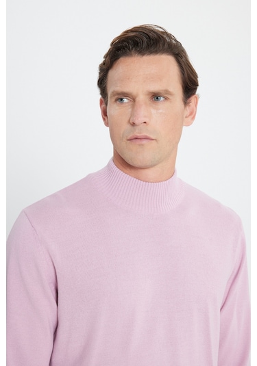 AC&Co / Altınyıldız Classics Erkek Gul Kurusu Tüylenme Yapmayan Anti-pilling Standart Fit Normal Kesim Yarım Balıkçı Yaka Triko Kazak Gülkurusu AC&Co / Altınyıldız Classics Erkek Gul Kurusu Tüylenme Yapmayan Anti-pilling Standart Fit Normal Kesim Yarım Balıkçı Yaka Triko Kazak Gülkurusu