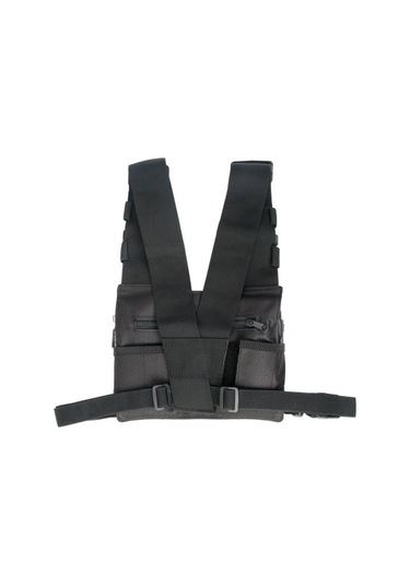 Yinitone Çok İşlevli Ve Kullanışlı Interkom Göğüs Çantası Hafif Ve Yumuşak Su Geçirmez Ve Toz Geçirmez Çizilmeye Dayanıklı Siyah Siyah