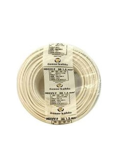 Öznur Ttr Kablo 3 x 1.5 Beyaz 100 Metre