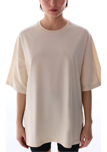 Penti Taş Rengi Cotton Oversize Tişört