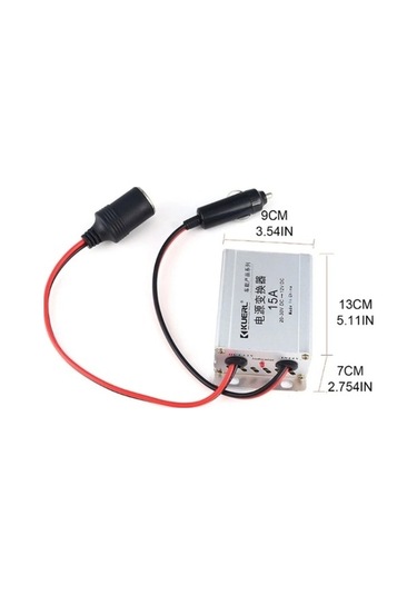 Wondernest Kuerl 24v - 12v Araç Gerilim Dönüştürücü Kademeli Trafo Güç Kaynağı