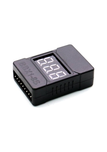 Anjiexun Bbx1-8s 1-8s 2ın1 Lipo Pil Voltaj Test Cihazı Kılıflı