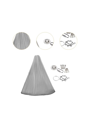 Suntek Çocuk Salıncak Hamak Balkon Için Anti Tip Sandalye Gümüş