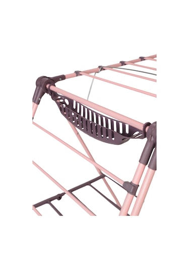 Extra Kalın Borulu Çamaşır Kurutma Askısı Çamaşır Kurutmalık Askılık Pembe Pembe