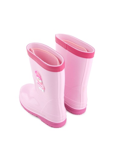 Gezer Kız Çocuk Kışlık İçinde Çıkarılabilir Ek Çoraplı Su Geçirmez Yağmur Bot Çizme Gc2kfm.00682.01.r90.g75 Pembe