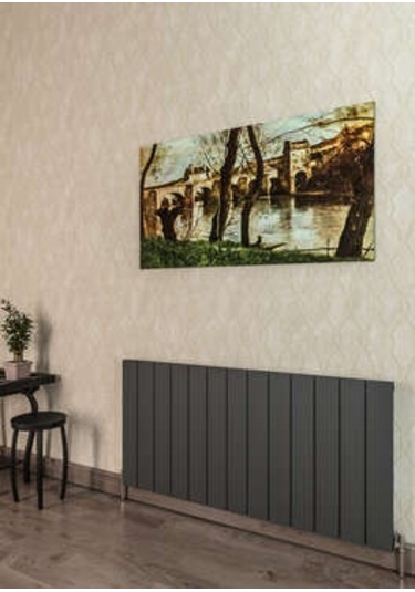 Warma Drama Yatay Alüminyum Radyatör 1230x600 Pütürlü Beyaz Ral 9016