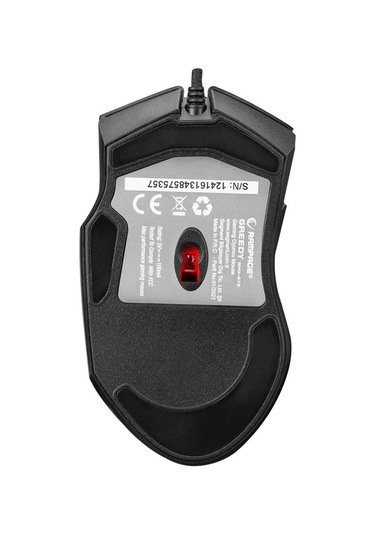 Rampage Smx-g72 Greedy V2 8 Tuşlu Double Click Real Rgb Ledli Makrolu 12800 Dpı Gaming Oyuncu Mouse -