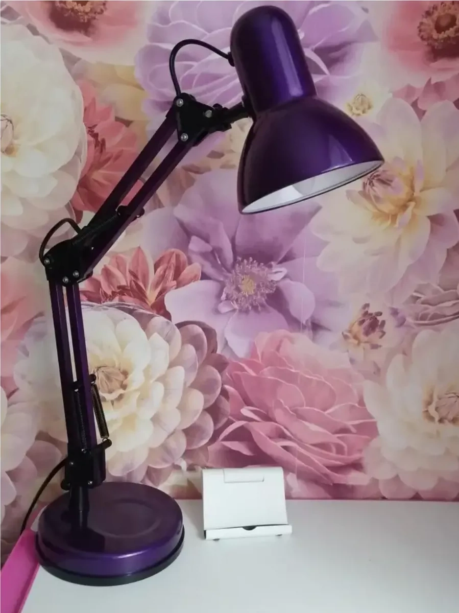 Camelion Manikür Masası Lambası Okuyucu İçin Okul Çocukları İçin Masa Lambası 8173777 Koyu Mor