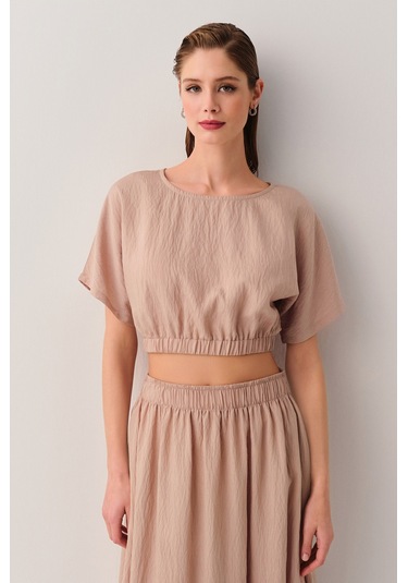 Suwen Harper Üst Sba25640010 Bej