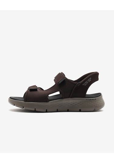 Skechers Go Walk Flex Sandal - Easy Entry Erkek Kahverengi Sandalet 229210 Brn Kahverengi