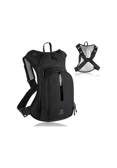 West Bıkıng 10l Bisiklet Bisiklet Sırt Çantası Bisiklet Sürme Koşu Siyah Siyah