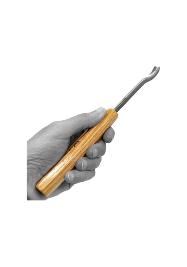 Rox Wood 0133 Premium Bükülmüş Oluklu Oyma Iskarpela 10 Mm