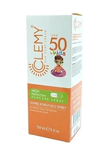 Clemy Gunes Koruyucu Sprey Kıds Spf50 150ml