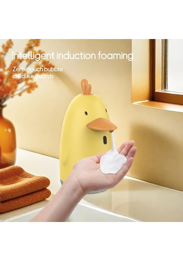 Otomatik Sabunluk Usb Şarj Sevimli Karikatür Tarzı Fotoselli Diğer