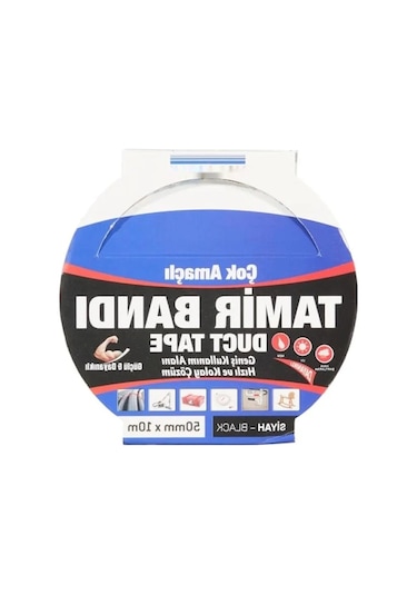 Çok Amaçlı Tamir Bandı, 50mm X 10m, Siyah
