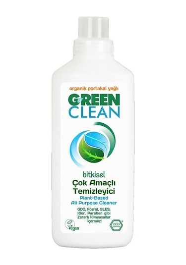 U Green Clean Bitkisel Çok Amaçlı Temizleyici Portakal Yağlı 1 L