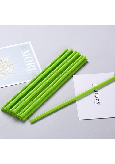 Mühür Mumu Çubuk Sıcak Tutkal 11Mm X 30Cm 4 Lü Yeşil Renk
