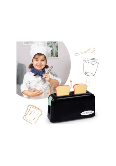 Smoby Tefal Oyuncak Ekmek Kızartma Makinesi - Siyah 310527