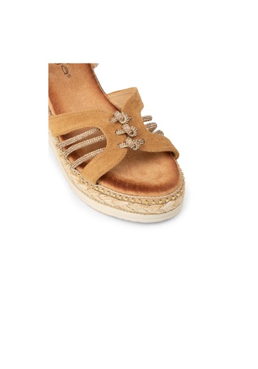 Deery Kadın Taba Renk Wedge Sandalet - 26231ztbac01
