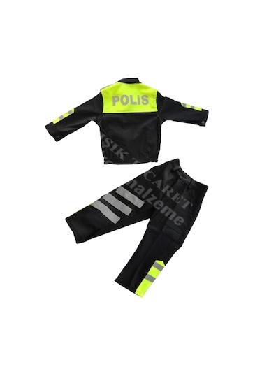Çocuk Polis Kıyafeti, Trafik Şahin Polis Çocuk Elbisesi Takım 0-1