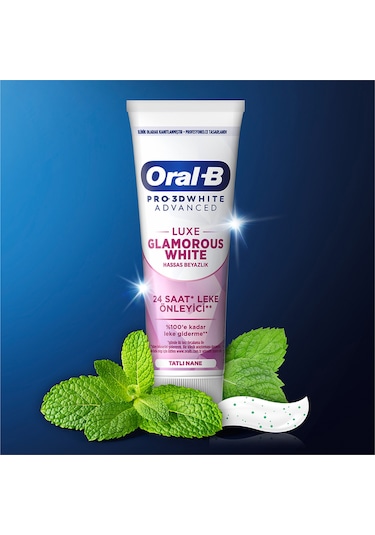 Oral-B Pro 3D White Advanced Luxe Glamorous White Diş Macunu 75 ML
