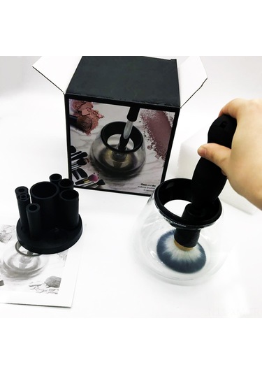 Ximistore9 Makeup Fırçası Elektrikli Temizleyici - Otomatik Temizleme Ve Kurutma Makinesi Beyaz